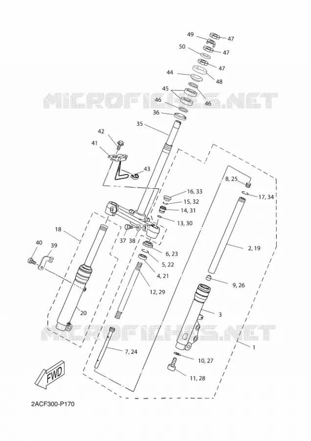 FOURCHE Yamaha SCOOTER 50 2018 NEOS 4 UBS  YN50FU