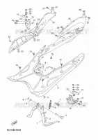 BEQUILLE / REPOSE PIEDS pour Yamaha NEOS 4 UBS 2018