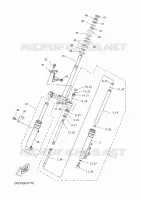 FOURCHE pour Yamaha NEOS 4 UBS 2018