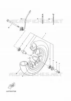 ROUE AVANT pour Yamaha NEOS 4 UBS 2018