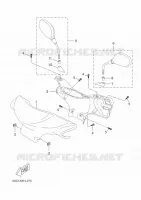 CARENAGES 1  pour Yamaha NEOS 4 UBS 2018