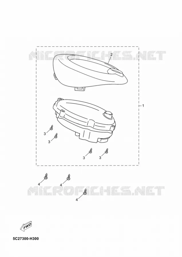 COMPTEUR  Yamaha SCOOTER 50 2018 NEOS 4 UBS  YN50FU