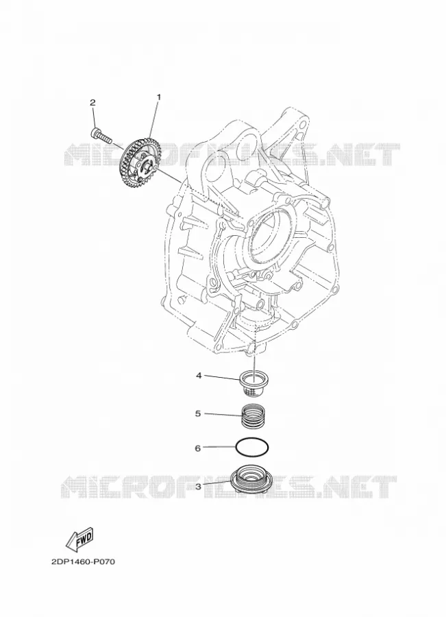 POMPE A HUILE Yamaha SCOOTER 155 2018 TRICITY  MWS150-A