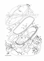 SELLE pour Yamaha XMAX 2018
