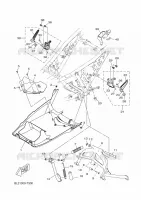 SUPPORT / REPOSE PIEDS pour Yamaha XMAX 2018