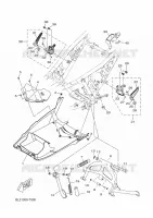BEQUILLE / REPOSE PIEDS pour Yamaha XMAX 2018