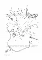 GUIDON ET CABLES pour Yamaha XMAX 2018