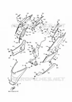 COUVERCLE LATERAL pour Yamaha TRICITY 2018