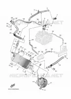 RADIATEUR / DURITES pour Yamaha TMAX 2018