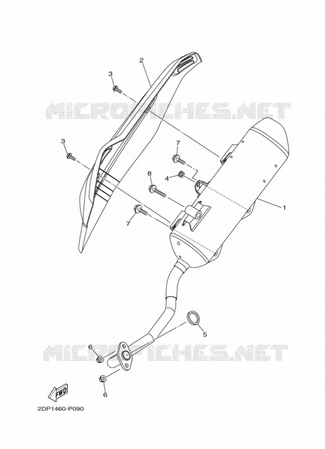 ECHAPPEMENT Yamaha SCOOTER 125 2018 NMAX  GPD125-A