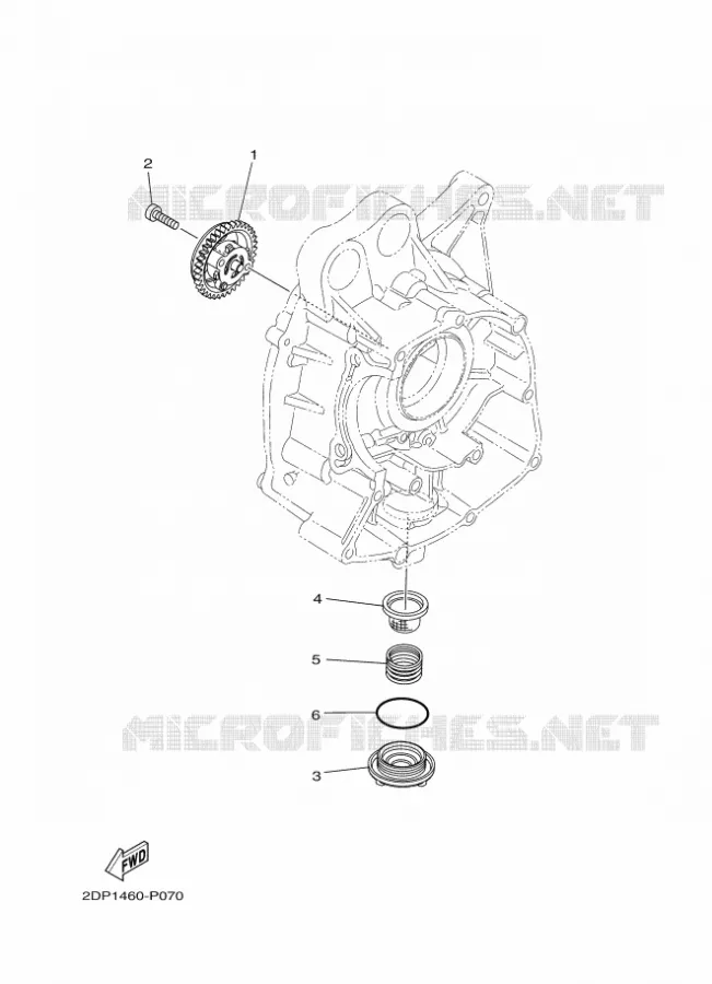 POMPE A HUILE Yamaha SCOOTER 125 2018 NMAX  GPD125-A