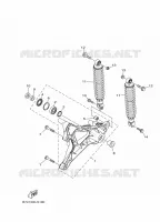 BRAS OSCILLANT / AMORTISSEUR pour Yamaha XMAX 2018