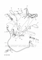 GUIDON ET CABLES pour Yamaha XMAX 2018