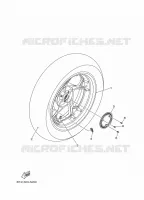 ROUE ARRIERE / SYSTÈME DE FREIN pour Yamaha XMAX 2018