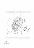 ROUE ARRIERE / SYSTÈME DE FREIN pour Yamaha XMAX 2018