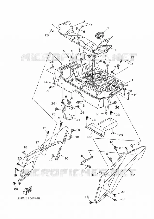 CARRIER Yamaha SIDE BY SIDE 1000 2018 YXZ  YXZ10YESJ