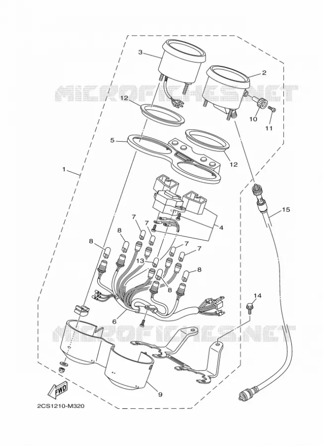 COMPTEUR  Yamaha MOTO 125 2018 YB  YB125