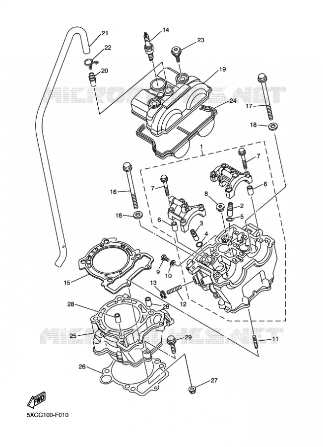 CYLINDRE Yamaha MOTO 250 2007 YZF  YZ250F