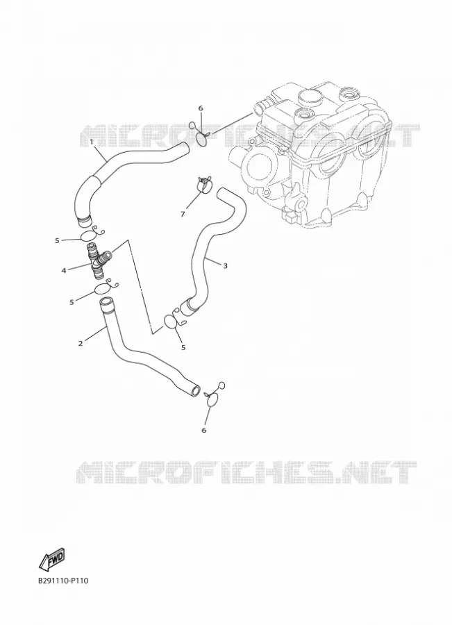 SYSTÈME D'ADMISSION D'AIR AIS Yamaha MOTO 250 2016 YZF  YZ250FX