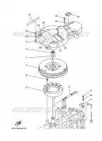 GENERATEUR pour Yamaha F40 2008