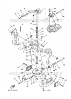 SUPPORT 3 pour Yamaha F40 2008