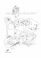 CARENAGE INFERIEUR 2 pour Yamaha F40 2017