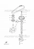 POMPE A HUILE pour Yamaha F40 2017