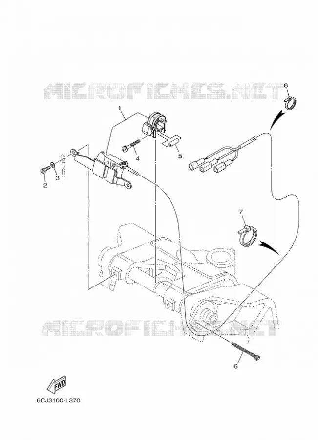 PIÈCES OPTIONNELLES 2 Yamaha OUTBOARD ENGINES 70hp (51.5kW) 2014 F70  F70AETL