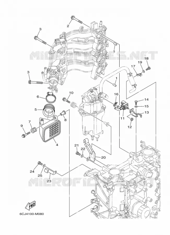 ADMISSION 2 Yamaha OUTBOARD ENGINES 70hp (51.5kW) 2014 F70  F70AETL