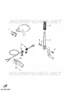 PIÈCES OPTIONNELLES 1 pour Yamaha 6 1989