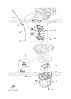 VENTILATEUR D'HUILE pour Yamaha F200 2006