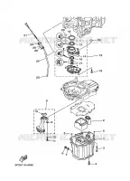 VENTILATEUR D'HUILE pour Yamaha F200 2009