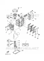 CYLINDRE / CARTER MOTEUR pour Yamaha 8 1997