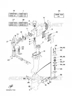 KIT DE REPARATION 1 pour Yamaha 8 1997