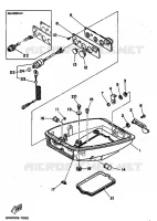 CAPOT INFERIEUR pour Yamaha 8 1997