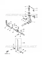 COMMANDE D'ACCELERATEUR pour Yamaha 8 1997