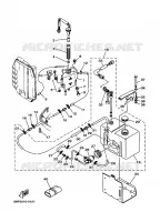 RESERVOIR D'HUILE pour Yamaha LZ200 2001