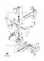 SUPPORT 2 pour Yamaha LZ200 2001