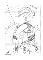 CAPOT SUPERIEUR pour Yamaha Z175 2006