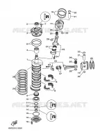VILEBREQUIN / PISTON pour Yamaha Z175 2006