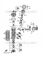 VILEBREQUIN / PISTON pour Yamaha Z200 2001