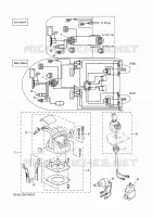BOITIER DE COMMANDE A DISTANCE ET JOYSTICK (DOUBLE) pour Yamaha JOYSTICK (TWIN-1F) 2017