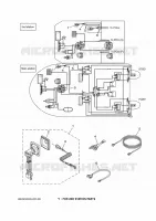 PANNEAU DE COMMANDE (DOUBLE) pour Yamaha JOYSTICK (TWIN-1F) 2017