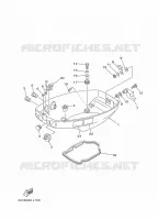 CAPOT INFERIEUR pour Yamaha 9.9 2012