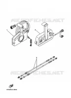 BOITIER DE COMMANDE A DISTANCE pour Yamaha 9.9 2001