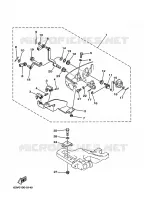 BOITIER DE COMMANDE A DISTANCE pour Yamaha 9.9 2000