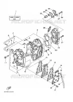 CYLINDRE / CARTER MOTEUR pour Yamaha 9.9 1999
