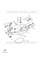 CAPOT INFERIEUR pour Yamaha 9.9 1999