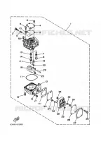 CARBURATEUR pour Yamaha 9.9 1999