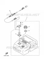 RESERVOIR A ESSENCE pour Yamaha 9.9 1999